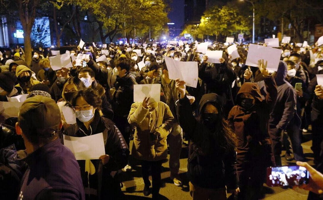 le proteste in Cina per le misure anti covid